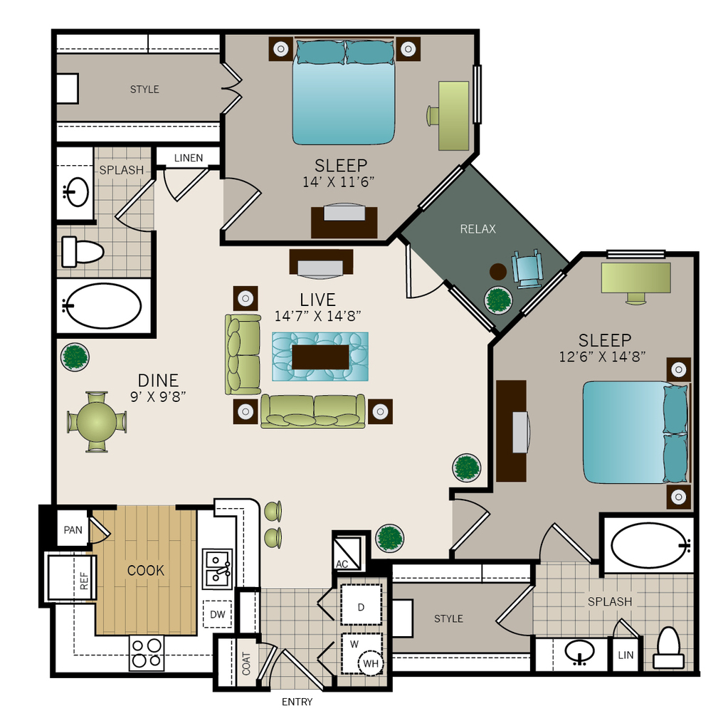 Apartments For Rent In Irving | Via Las Colinas | Features